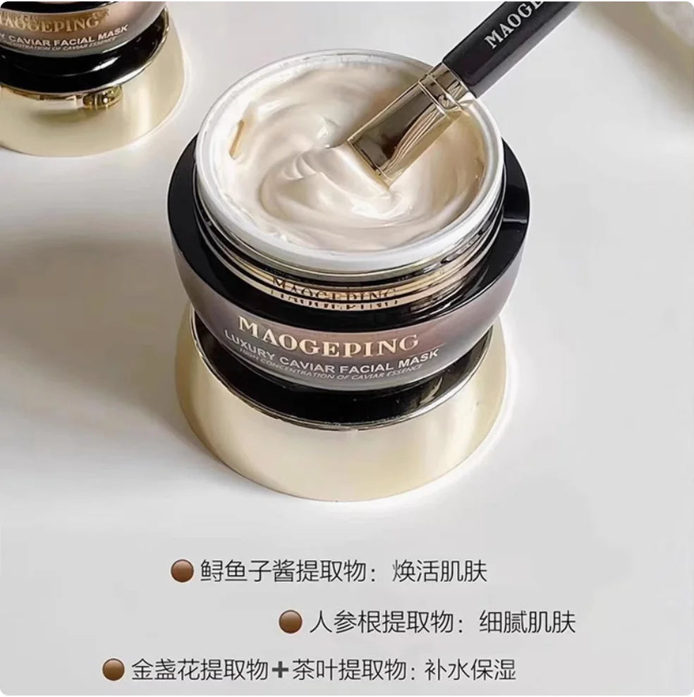 MAOGEPING Luxury Caviar Facial Mask Concentration Essence Deep Zpaxo