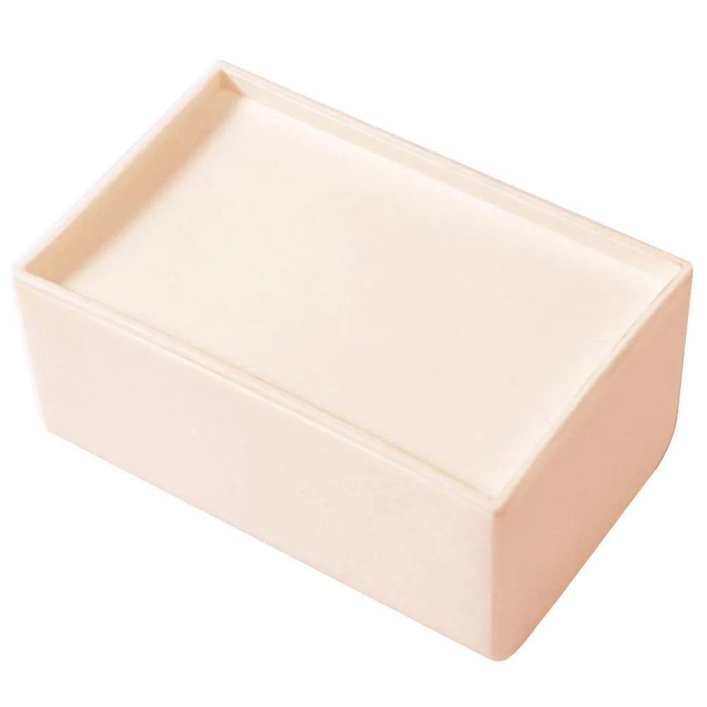 Large White Paper Storage Box Heavy Duty Plastic Tissue Case Elegant