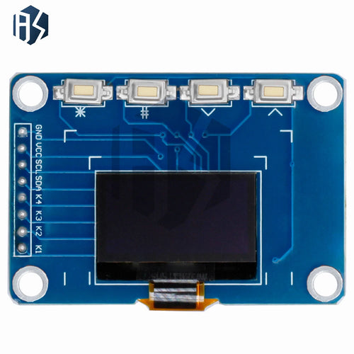0 96-Inch I2C OLED Display Module 128 64 White SSD1315-Driven 4 Zpaxo