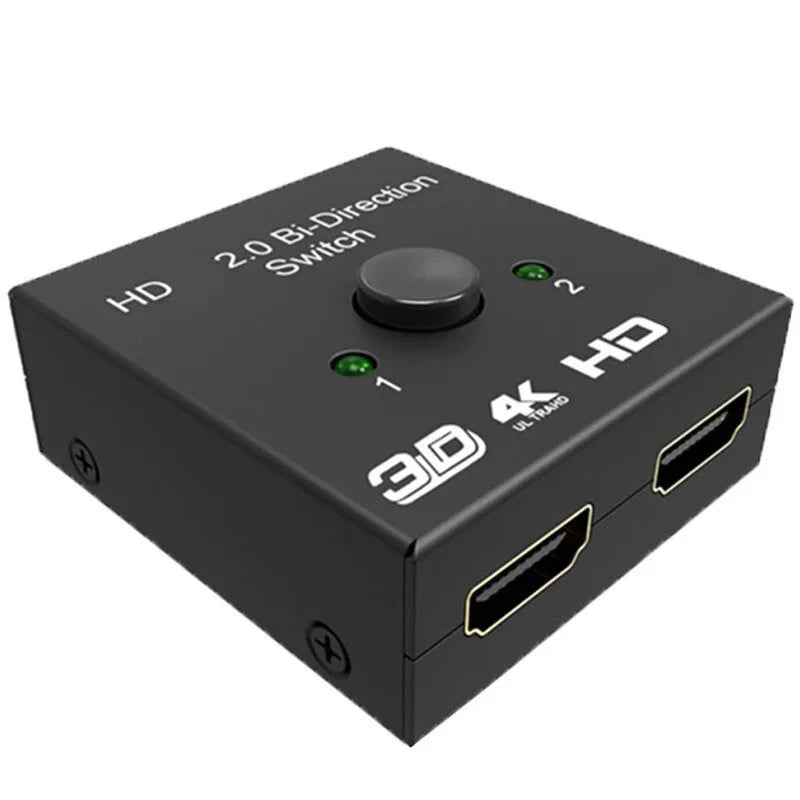 HDMI-compatible 2 0 Port 4K 1080P 2x1 1x2 Switch KVM Bi Directional