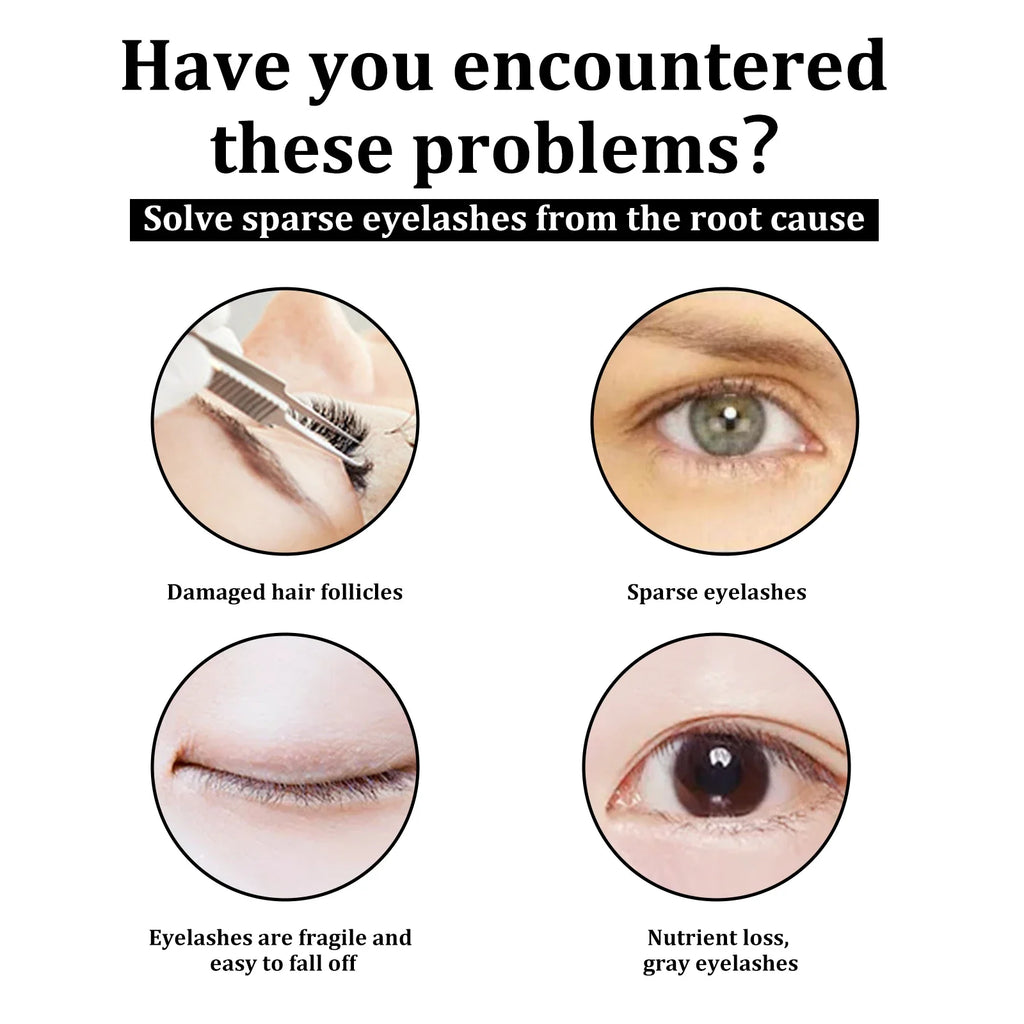 Castor Oil Eyebrow & Eyelash Growth Serum | Eelhoe 10ml Eyebrow & Lash Serum Zpaxo
