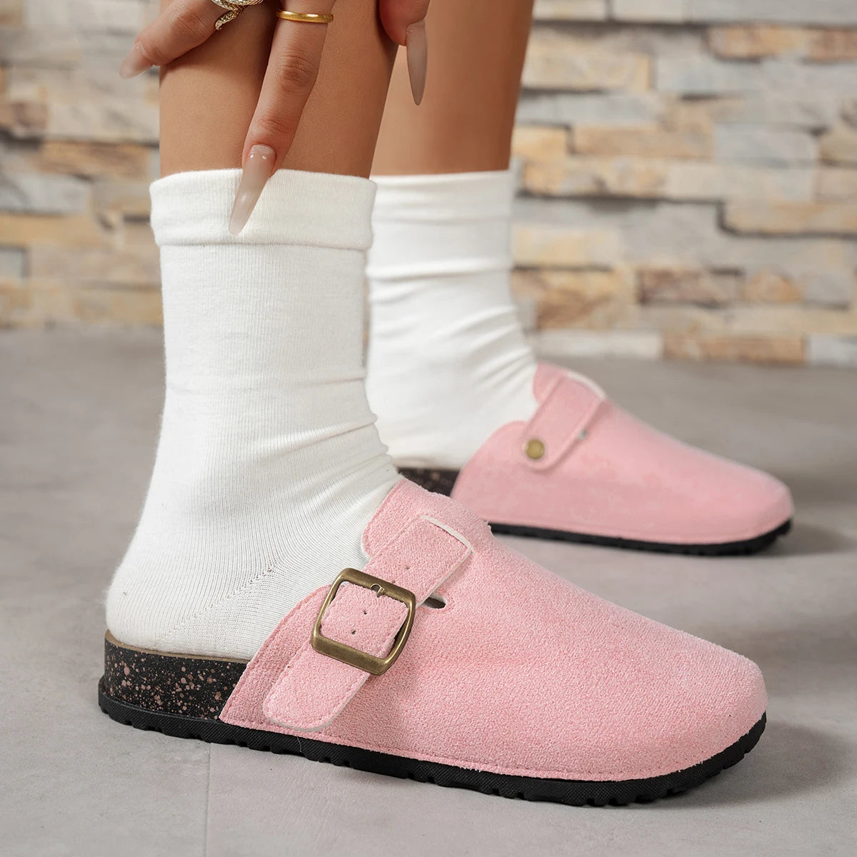 Women Slippers 2025 Non Slip Flat Casual Mules Shoes Fashion Outdoor