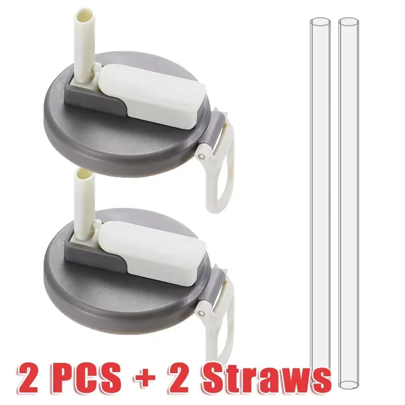 1/2/4PCS Creative Soda Can Cover Sealed Silicone Straw Beverage Can Cover Cup Suitable For Canned Beverage Reusable Tank Cover Zpaxo 2PCS E With straw