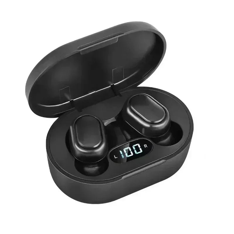 TWS E7S Wireless Earbuds Bluetooth 5 3 Stereo Sport Headphones Zpaxo black