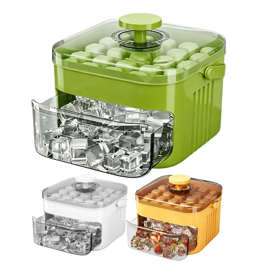 50 Grid Ice Cube Mold Reusable Refrigerator Ice Maker One-touch Easy Release Homemade Ice Cube Tray Mold Home Ice Making Tool Zpaxo