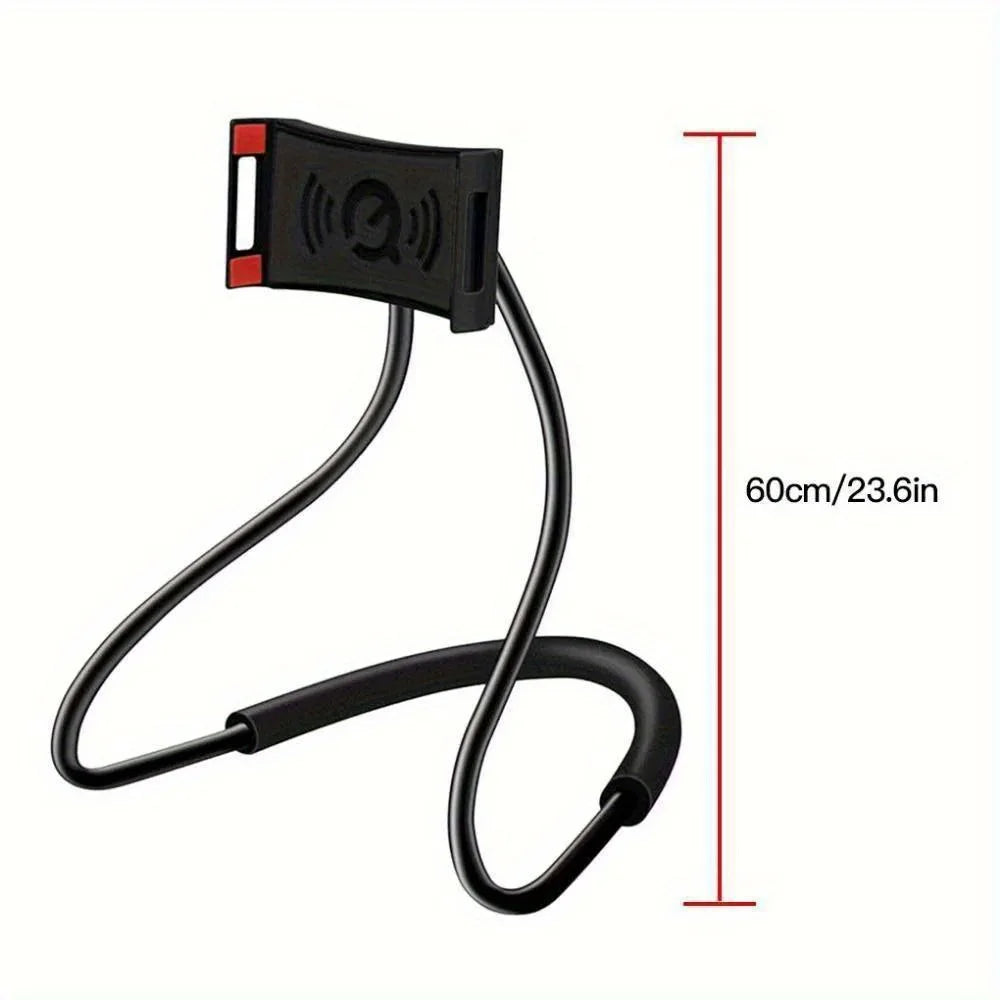 Flexible Mobile Phone Holder Hanging Neck Lazy Necklace Bracket Bed