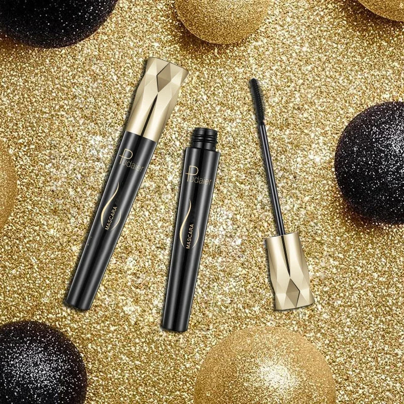 4D Eye Black Mascara Waterproof Long-lasting Lengthens Volume Lashes