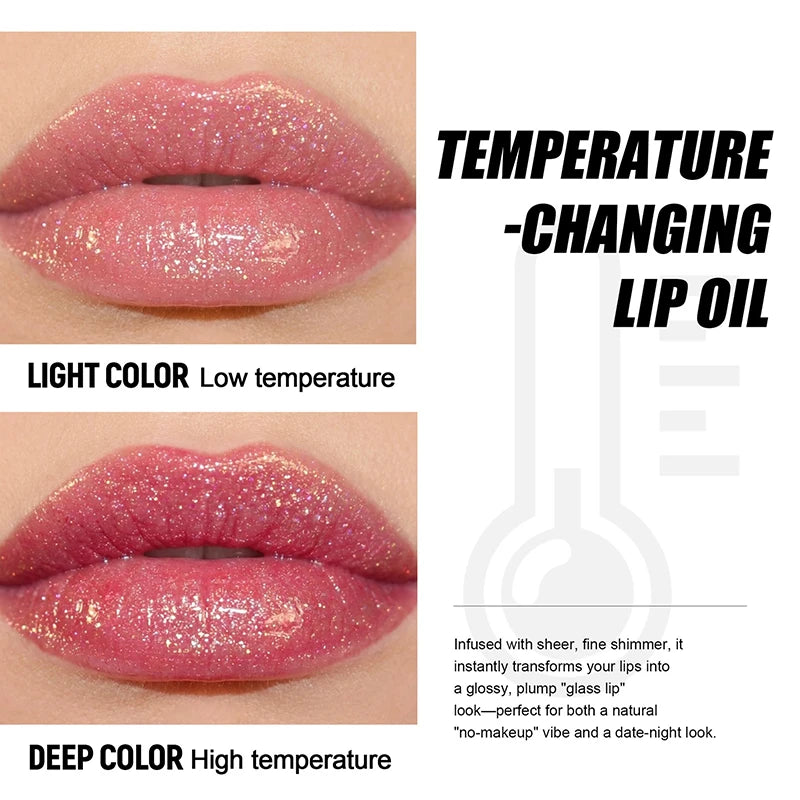 4 Colors Water Light Mirror Lip Gloss Makeup Cute Bow Bracelet Moisturizing Hydrating Lip Oil Pearlescent Fine Shimmer Lip Glaze Zpaxo