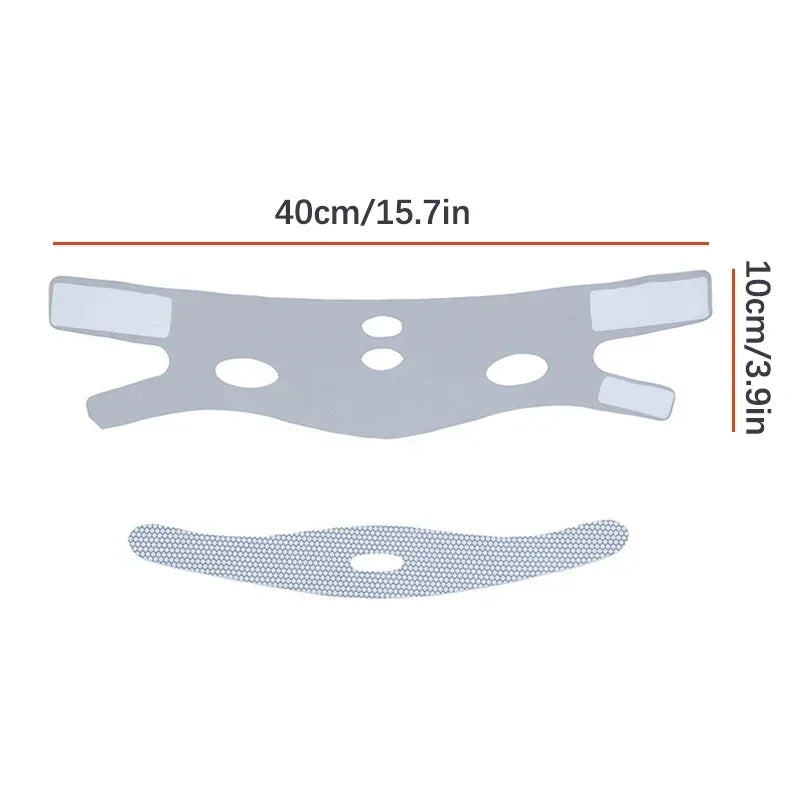 Face-Lift With Sleep Face V Shaper Facial Slimming Bandage Relaxation Shape Lift Reduce Double Chin Face Thining Band Massage Zpaxo
