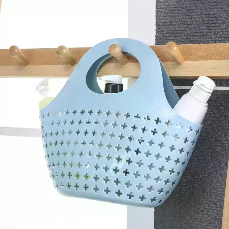 Home Handheld Basket For Bathing Vegetables And Fruits Storage Hollow Out Washbasin Storage Basket Zpaxo