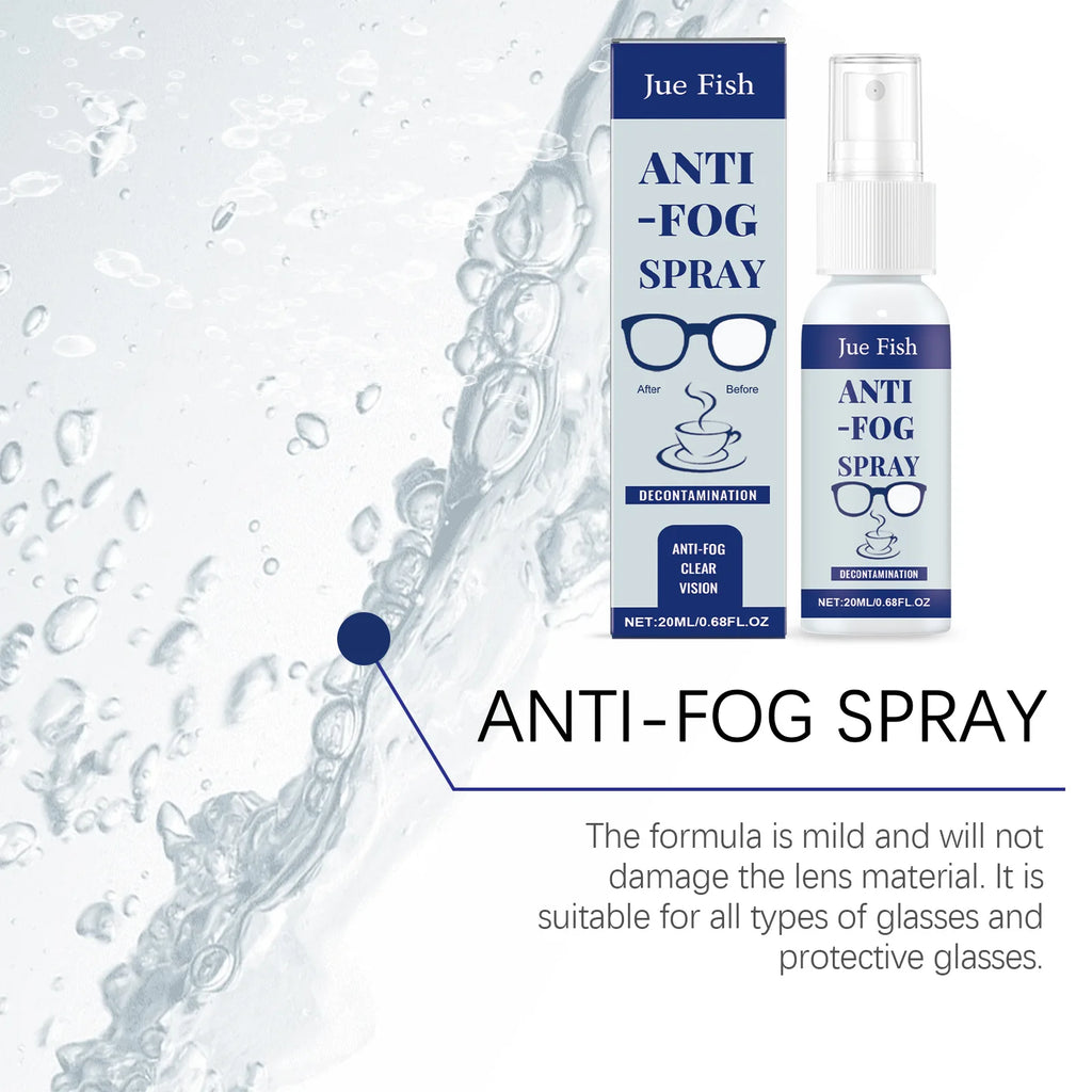 Anti-Fog Eyeglass Cleaning Spray | Clear Vision Lens Cleaner Lens Cleaning Spray Zpaxo