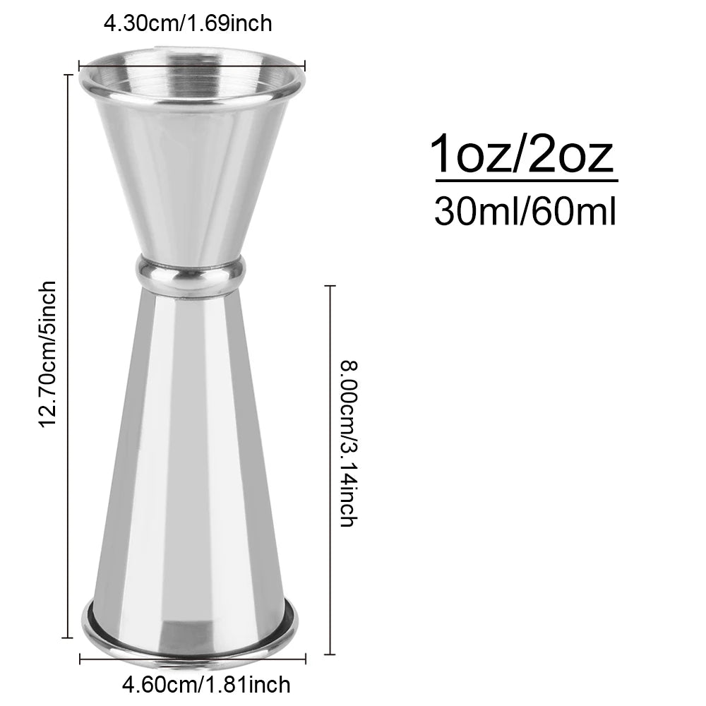 Double Side Measuring Cup Mojito Measure Mug Stainless Steel Japanese