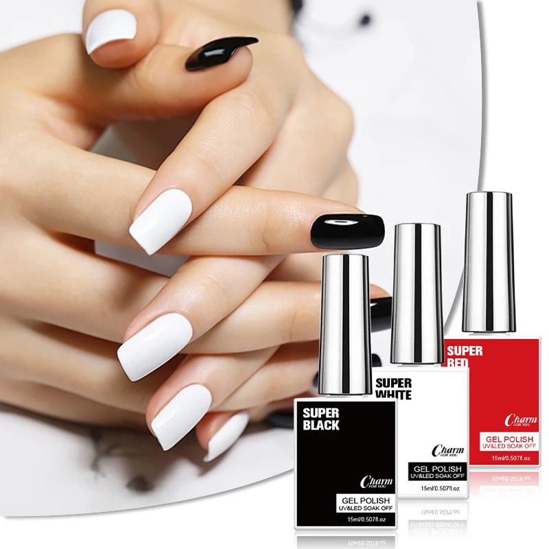 Gel Nail Polish DIY Semi Permanent Soak Off UV LED Varnish Art Design Zpaxo