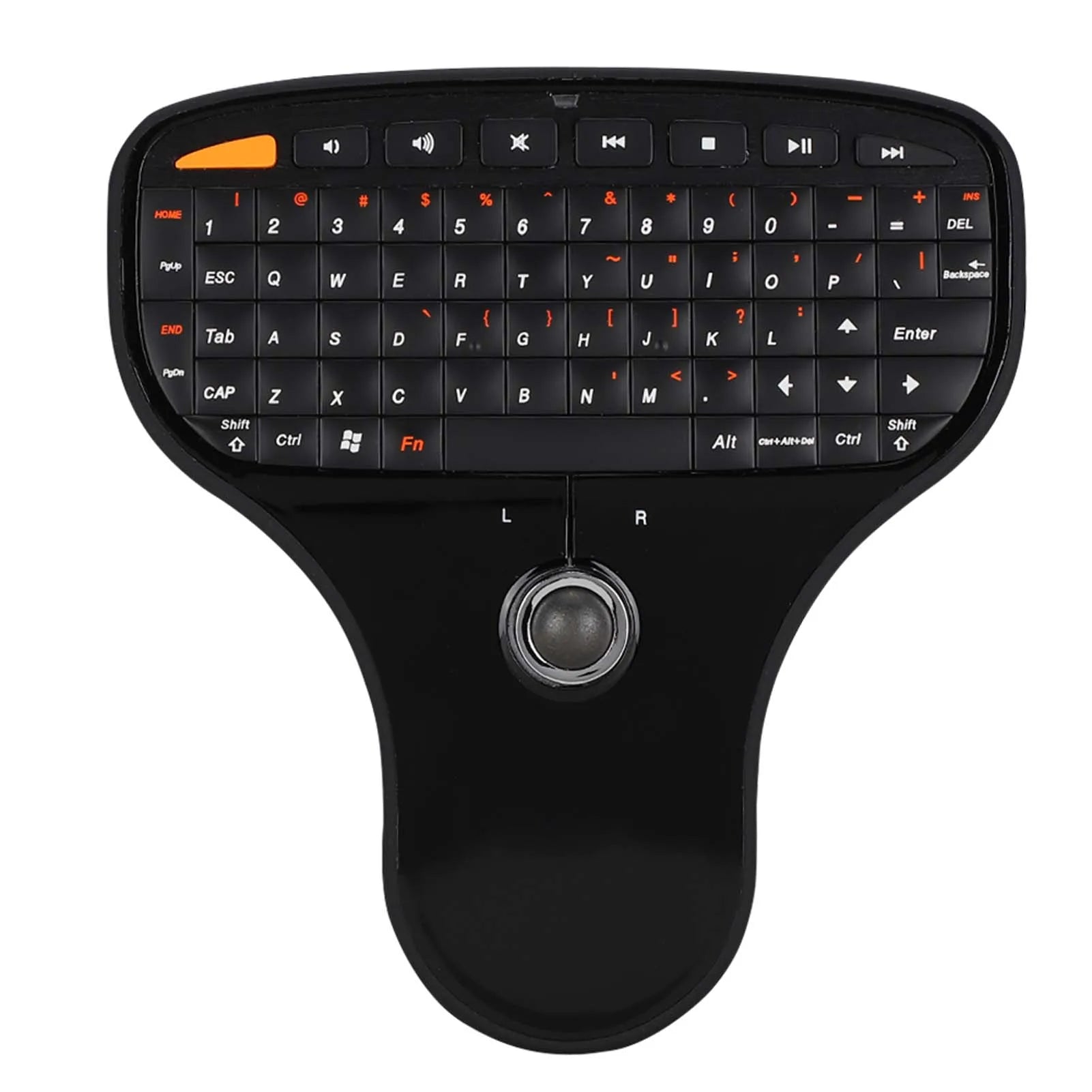 Wireless Keyboard N5901 QWERTY Trackball Mini USB Multimedia TV