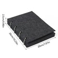 Felt Pin Brooch Display Book – Badge & Jewelry Organizer Pin Display Book Zpaxo 1PC