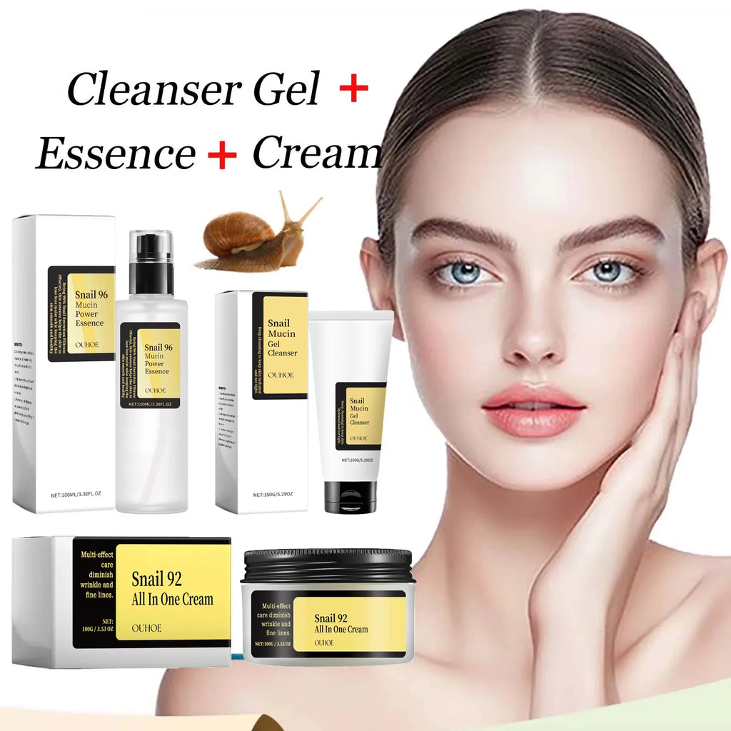 Precious Snail 96 Mucin Power Essence/Cleanser/Cream Moisturizing Smoothing Nourishing Firming Skin Cosmetics Facial Skin Care Zpaxo