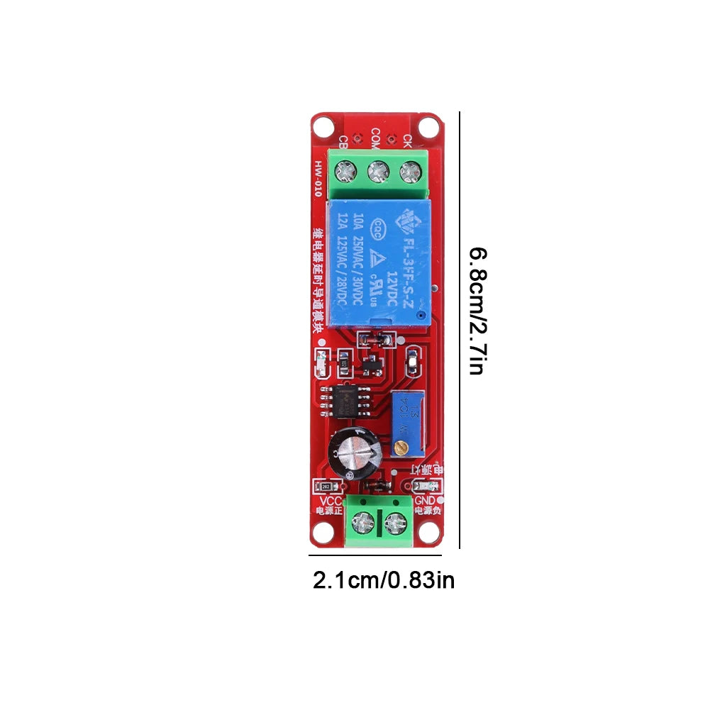NE555 Monostable Switch Delay Board 0 10S Timer Adjustable Module Zpaxo