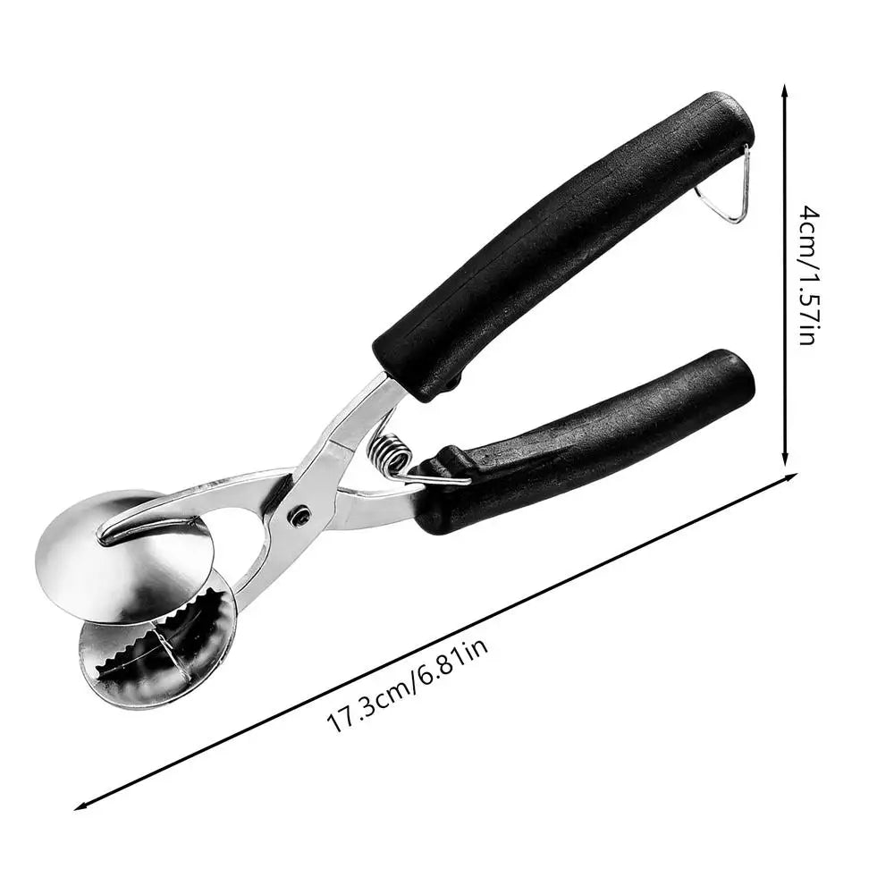 Stainless Steel Chestnut Cutter & Nut Cracker Opener Tool Nut Cracker Tool Zpaxo Black