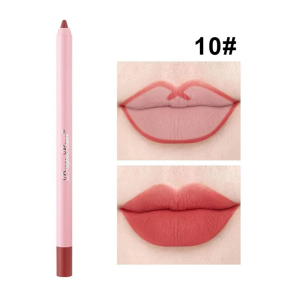 New Waterproof Lipliner Pencil Velvet Matte Lip Liner Natural Outline Lip Contour Line Lipliner Pen Zpaxo 10