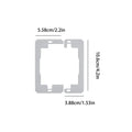 Outlet Spacers 10 Pieces Stainless Steel Repair Shims Electrical Box Spacers For Home Renovation Apartment Workplace Zpaxo 10pcs China Mainland
