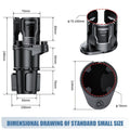 Multifunctional Cup Holder Expander Switch Lock Adjustable Base Cup Holder Extender Compact Design Stable Support Zpaxo S