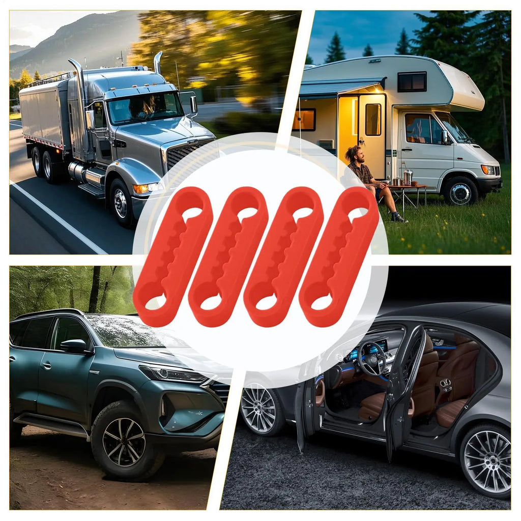 Car Door Shock Absorber Pads Silicone Elastic Damper Cushion Vehicles