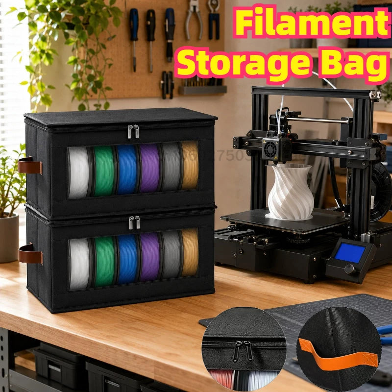Filament Storage Bag 3d Filament Vacuum Bag Transparent Storage Box 3d Printers Accessories for Home Office Workshop Zpaxo