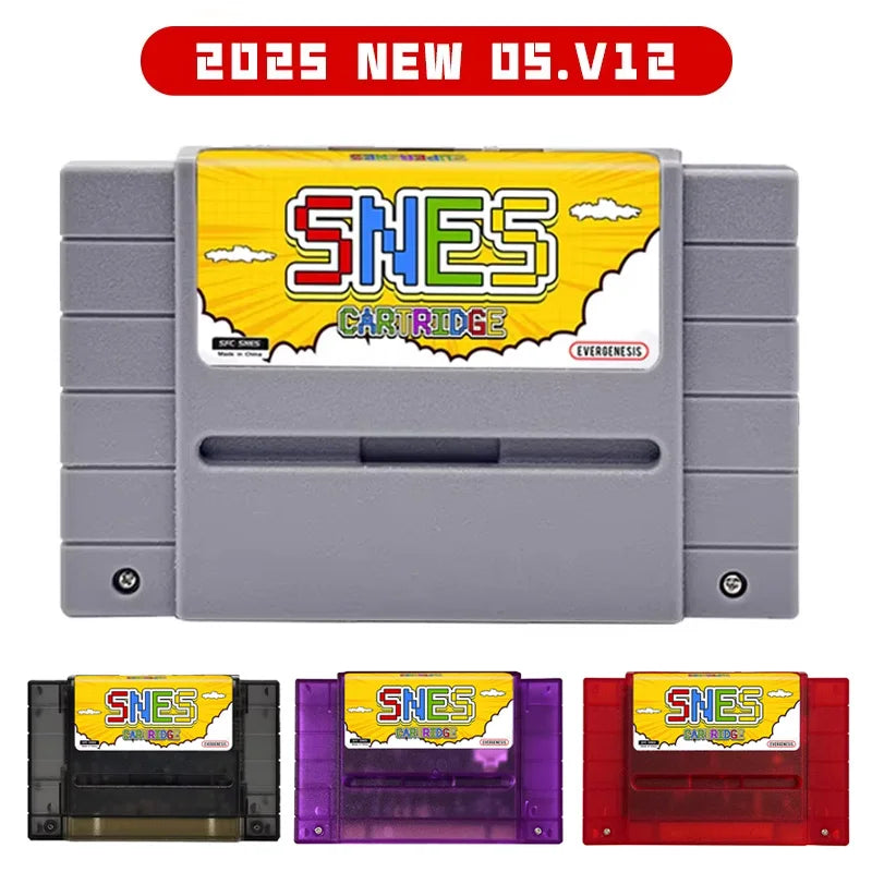 New SFC V12 3000-in-1 SNES Flash Cartridge with 8GB TF Card for SFC/SNES 16-Bit JPN/EU/USD Video Game Consoles AccessorIes Zpaxo