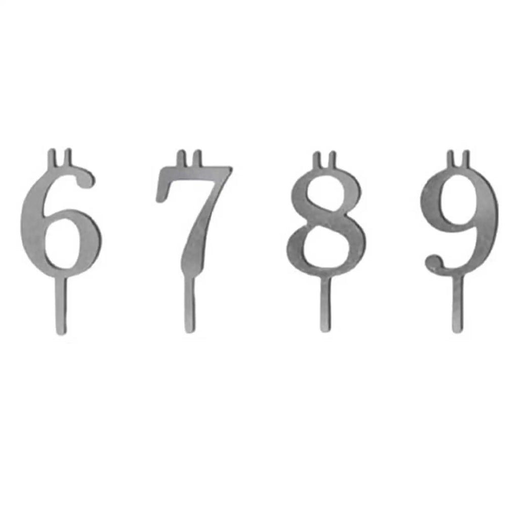 Reusable Numeral Birthday Candle Holder Number 0-9 Cake Numeric