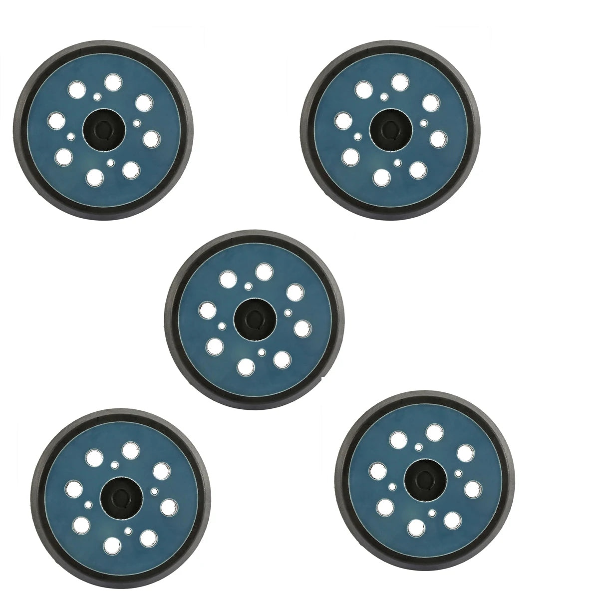 1-10PCS Sander Disk Discs 5Inch Hook & Loop Sander Backing Pad Replacement Sanding Pad Electric Makita For Random Orbital Sander Zpaxo 5PC 4 nails
