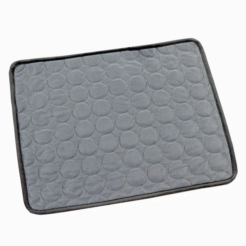 Pet Cooling Mat Summer Dog Cold Bed Extra Large Small Big Dogs Zpaxo Dark Grey XL 100x70cm