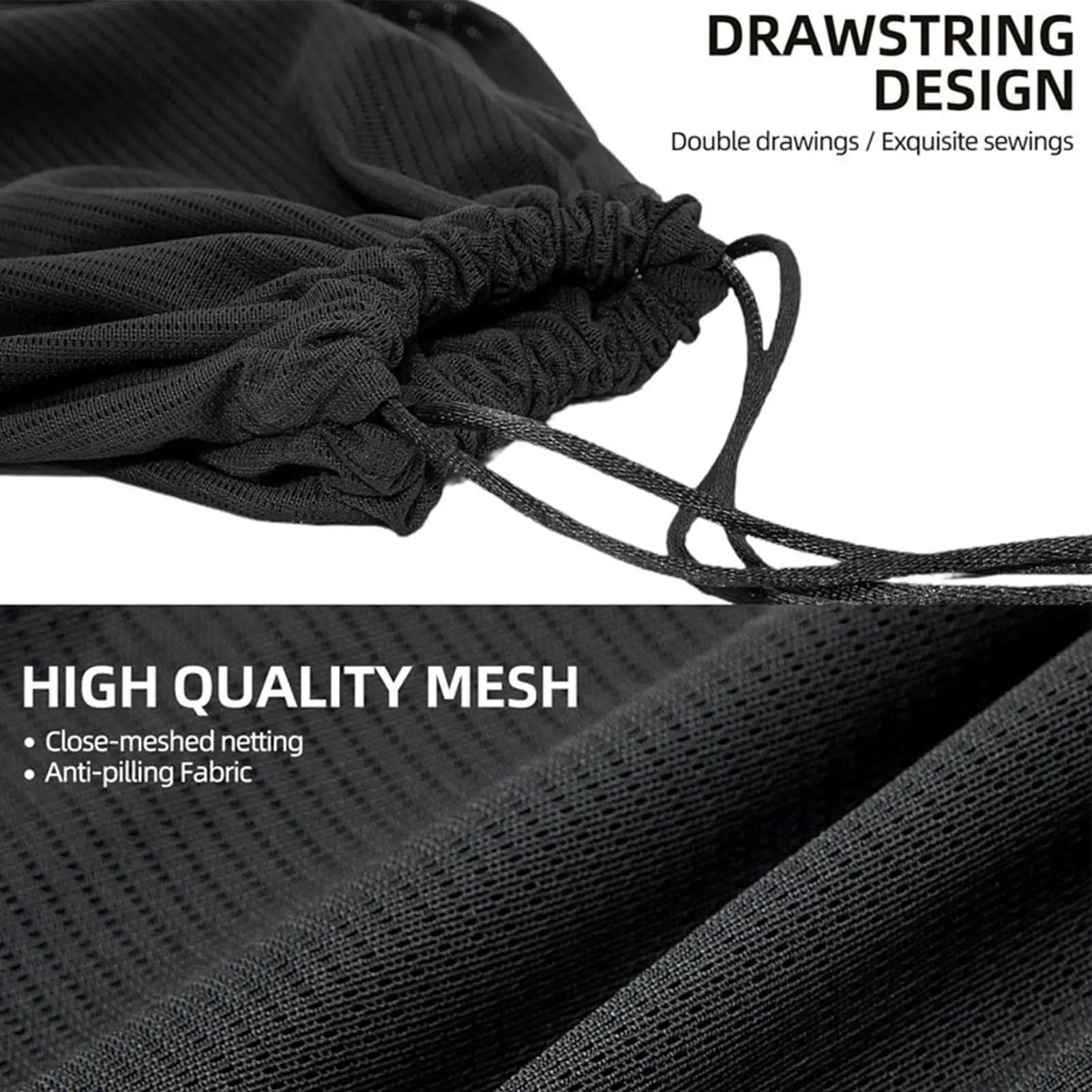 Pond Pump Filter Bag Drawstring Reusable Mesh Media Biological Leaf