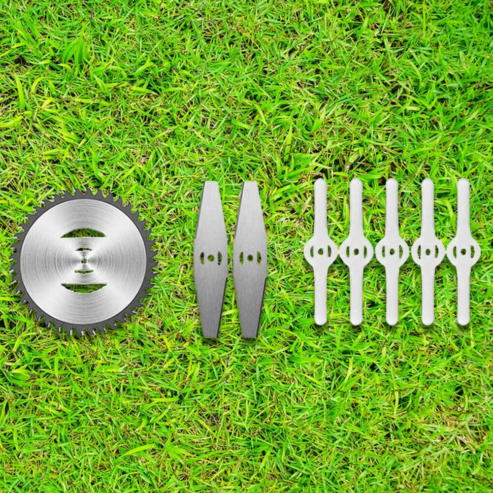 Lawn Mower Blade Plastic Metal Saw Cordless Grass String Trimmer