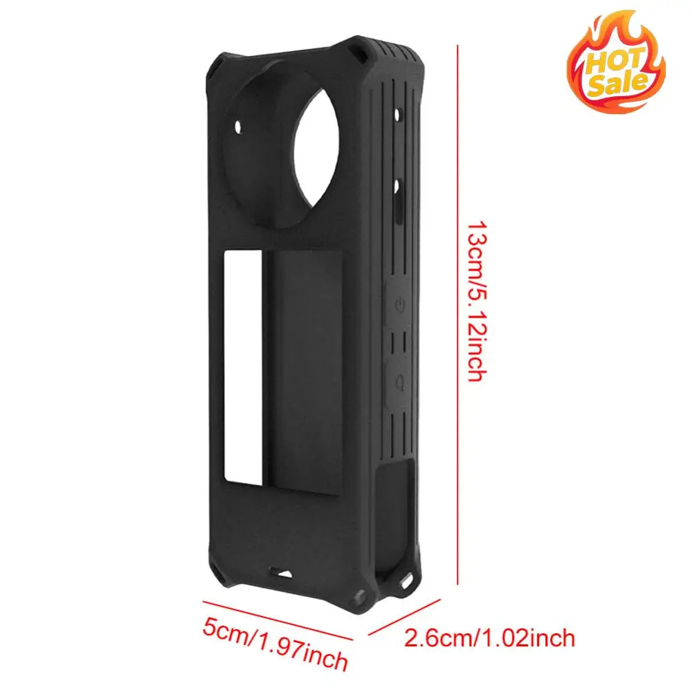 Silicone Protective Case Camera Lens Protector Anti-drop Camera Protector Cover Dustproof for Insta360 X5 Camera Accessories Zpaxo