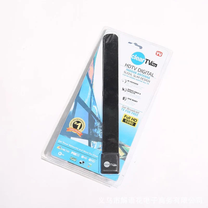 1Pcs Digital Aerial TV Stick Clear Smart TV Switch Antenna HDTV FREE TV Digital Accessories Tool Zpaxo 1pc