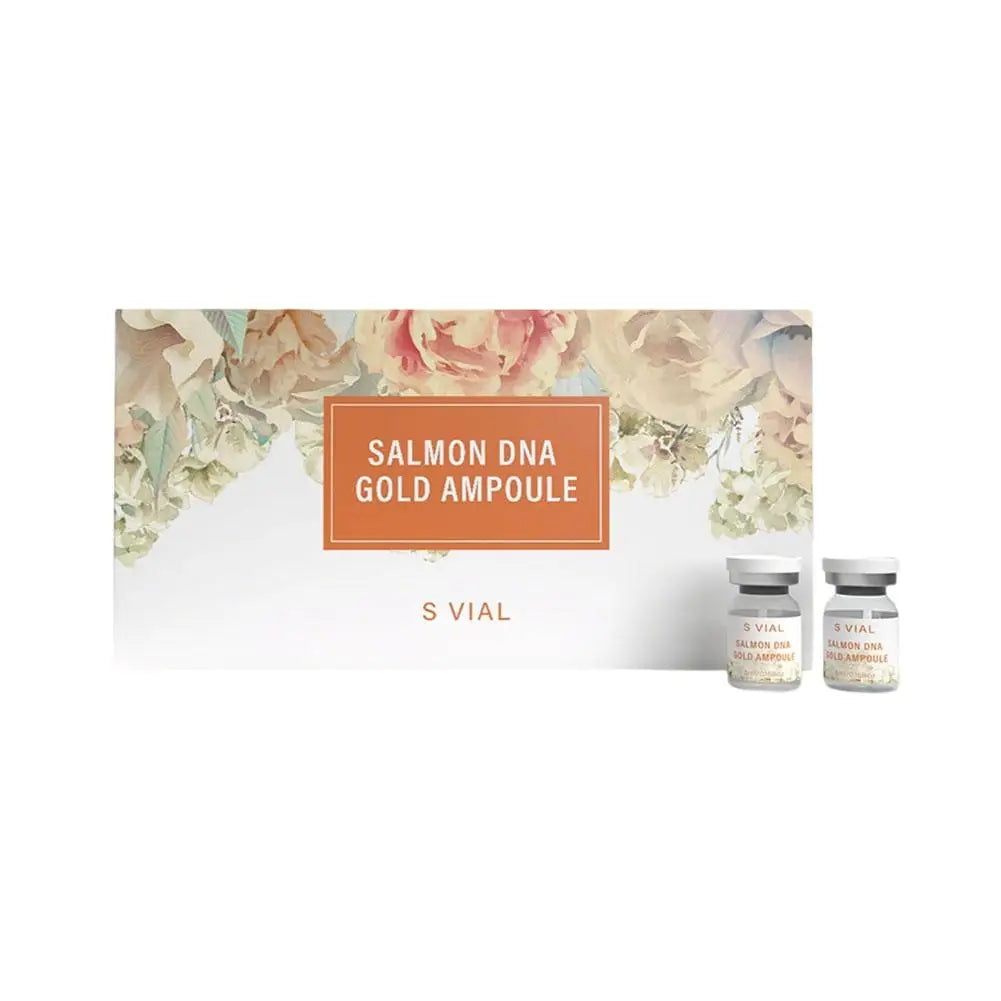 Salmon DNA Gold Ampoule Serum Kit – Brightening & Moisturizing Facial Ampoule Serum Zpaxo A