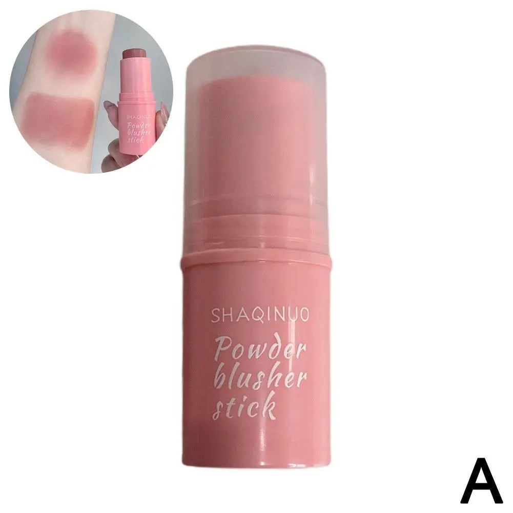 Dual-Use Blush & Lip Gloss Stick – Waterproof Powder Blusher Blush & Lip Stick Zpaxo 01