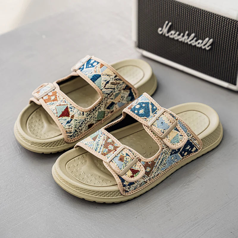 Men's Slippers Comfortable Lightweight Soft Sole Casual Slides Indoor Zpaxo M628 1 40