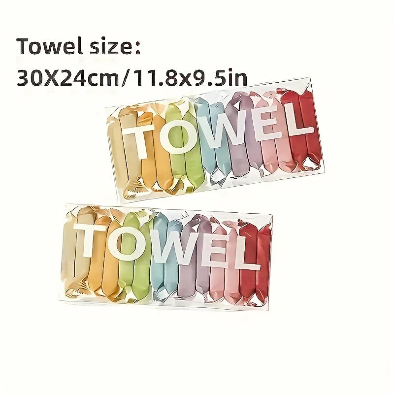 7 Portable Compressed Disposable Towels Thickened Lightweight Ideal