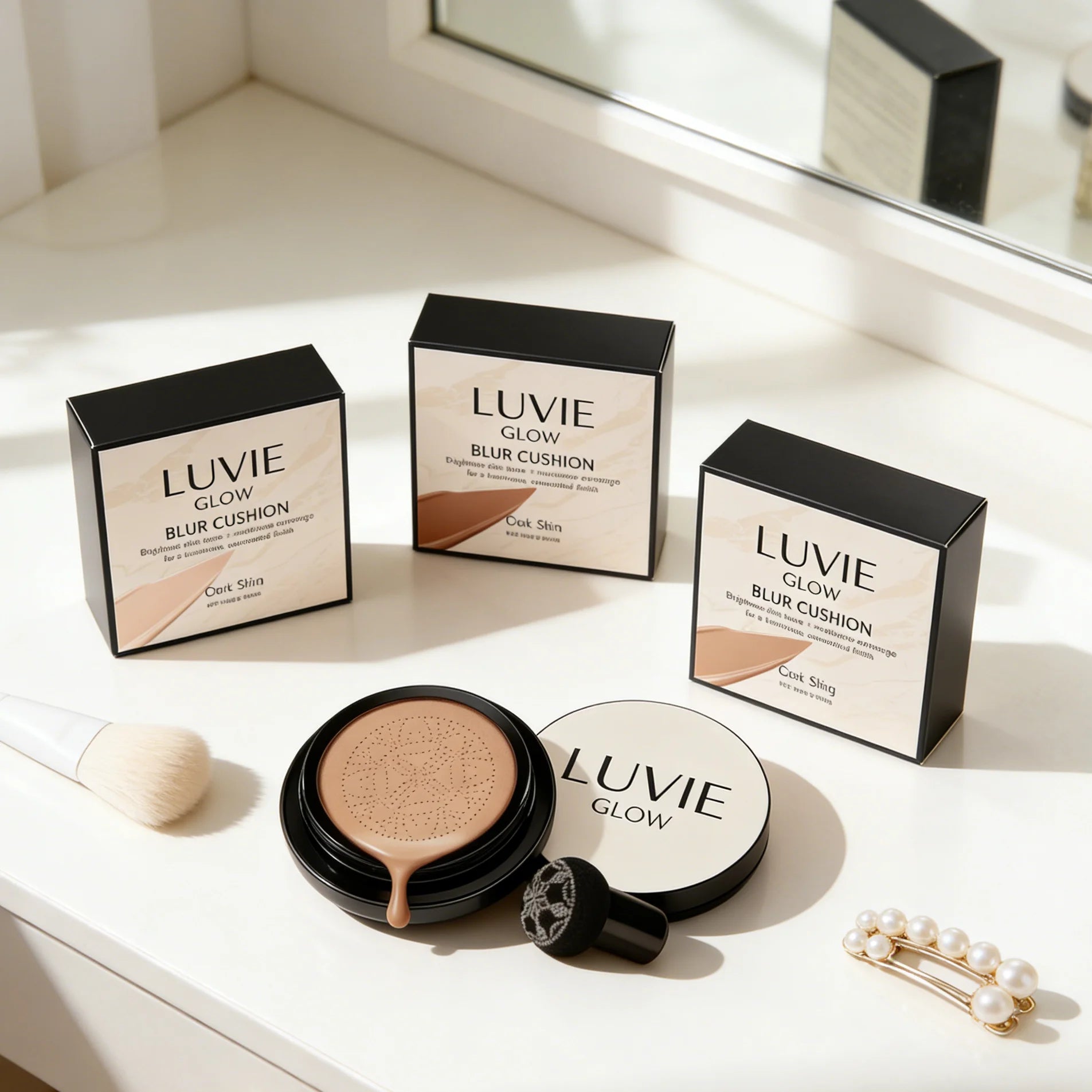 Mushroom Head Air Cushion CC Cream Foundation – Concealer Air Cushion Foundation Zpaxo