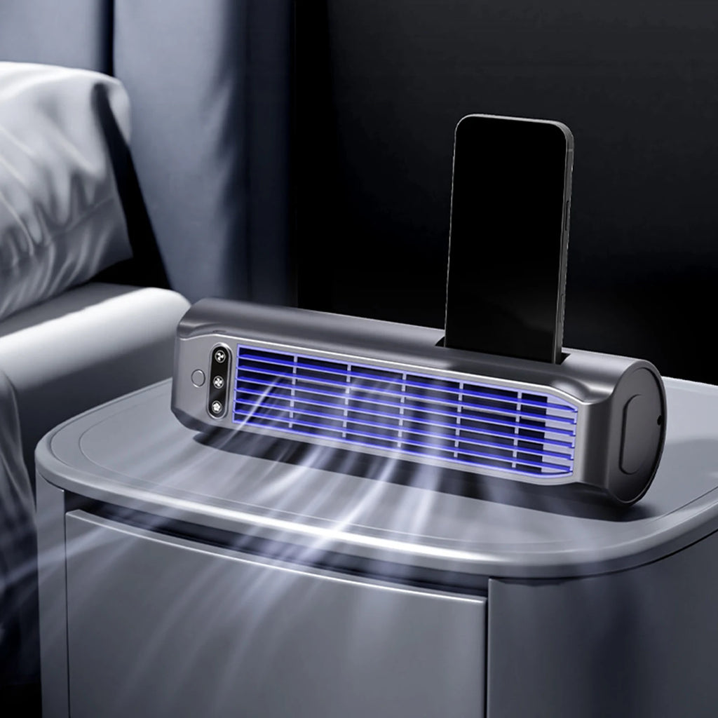 Portable Fan USB Rechargeable Personal Air Cooler 3 Adjustable Speeds