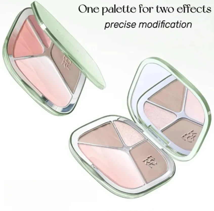 FOCALLURE Light Shadow Blush Blending Palette Cloudy Valley Zpaxo