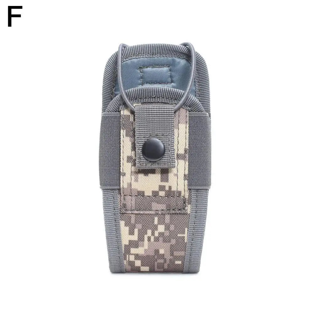 Quick Release Tactical Walkie Talkie Cover Large Capacity Handstand Hanging Bag For Outdoor Tactical Vest Zpaxo F