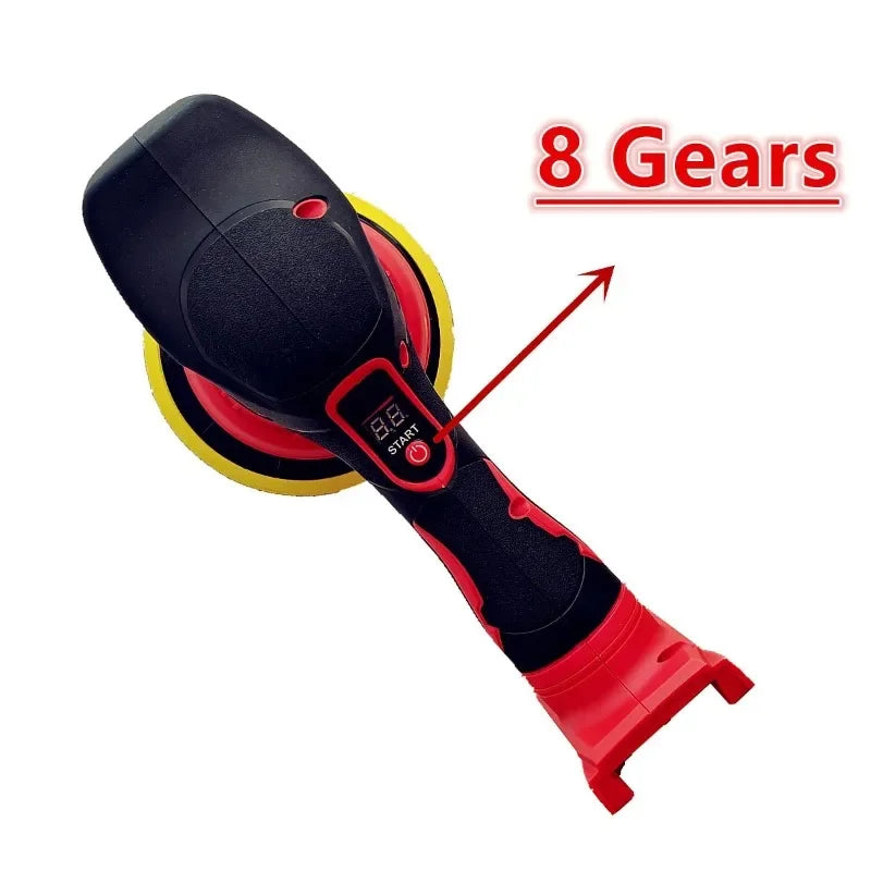 Fit Milwaukee 18V Battery Cordless Car Polisher 8 Gears Electric Auto