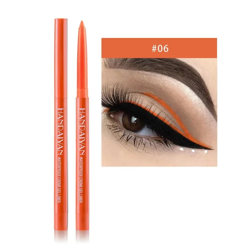 Matte Colorful Eye Liner Pen 20 Colors Eyeliner Gel Pencils Long Zpaxo 6