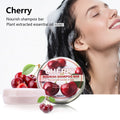 Cherry Fruit Essence Shampoo Bar – Moisturizing Hand Soap Shampoo Bar Soap Zpaxo 60g