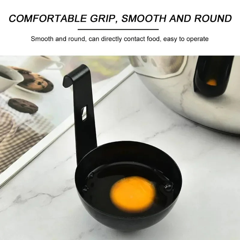 1-2pcs Stainless Steel Poached Egg Cup Poaching Cups High Temperature Resistance Egg Cup Kitchen Tools Egg Boiler Cooking Cups Zpaxo