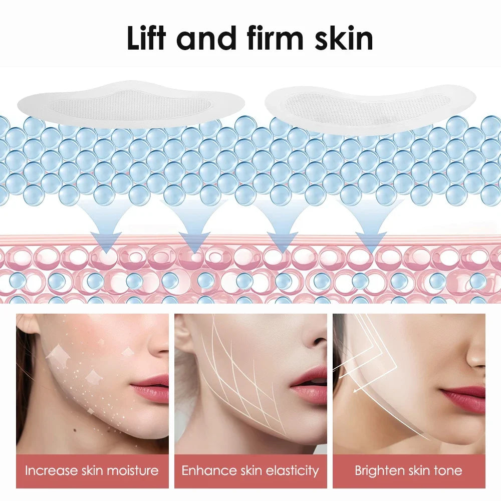 Dissolving Microneedle Eye Patch 0.25mm for Deep Hydration Lock Soothing Redness Eye Care Long Lasting Moisturization Dry Skin Zpaxo