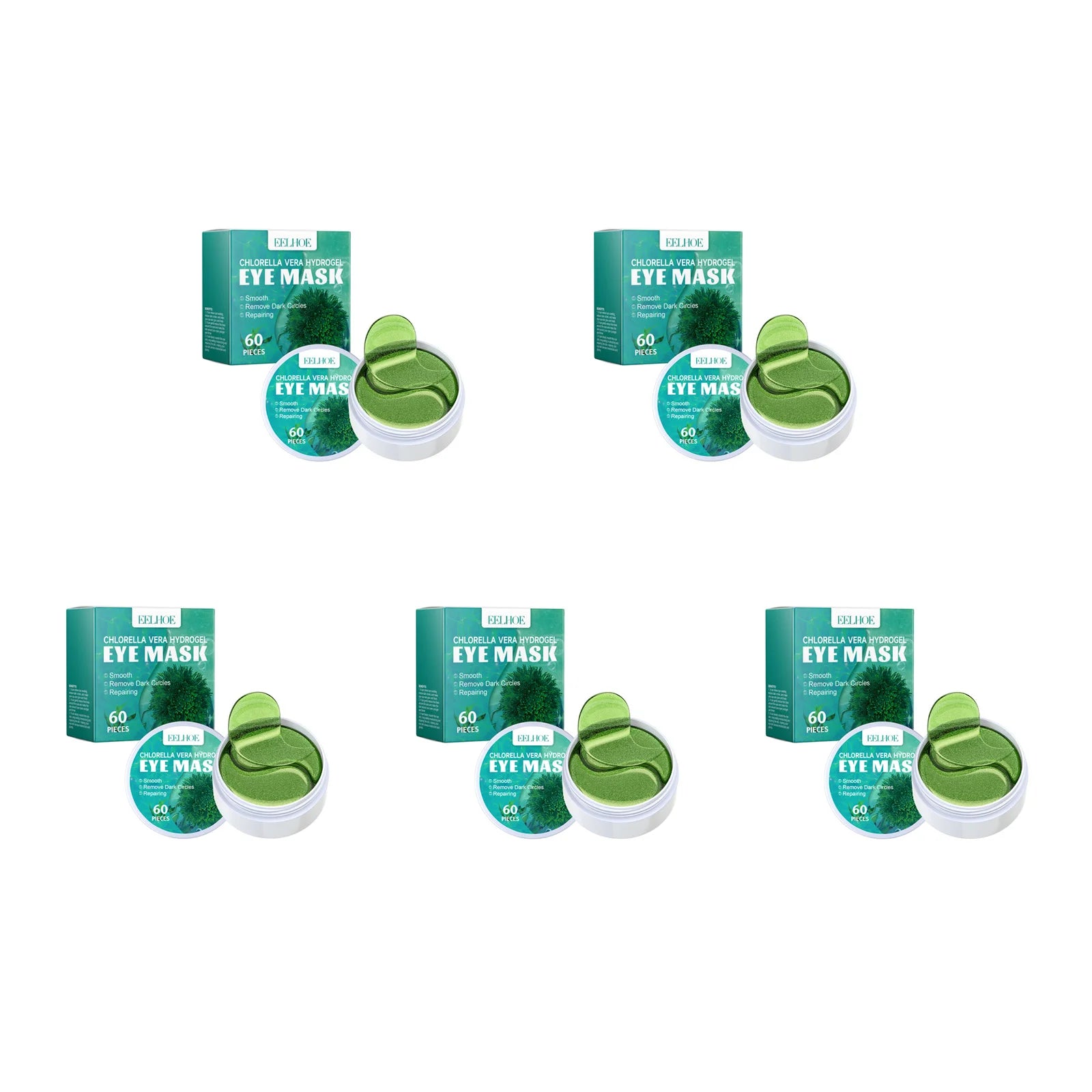 Seaweed Under Eye Patches – Dark Circles & Puffiness 60pc Under Eye Patches Zpaxo 5 x 60Pcs Boxed