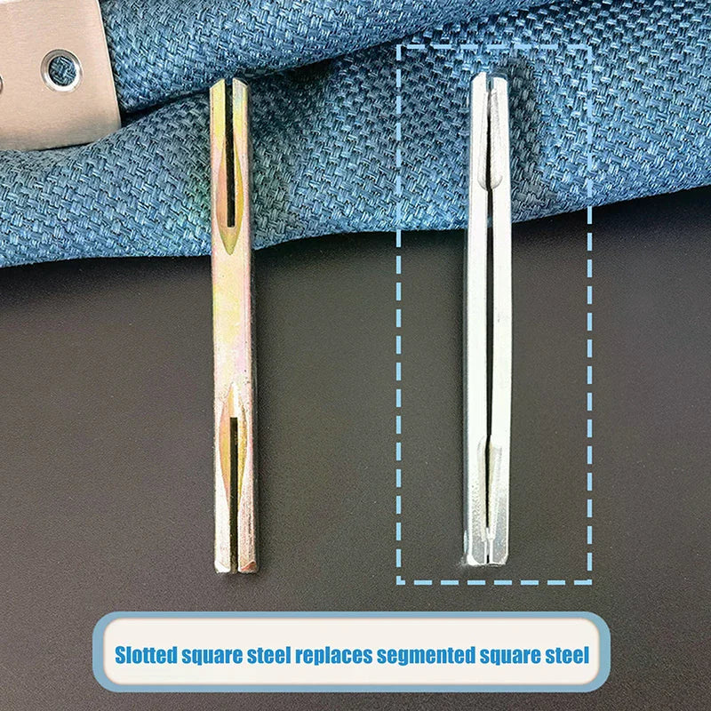 1Pcs Door Window Handles Galvanised Square Spindles Door Lock Transmission Rod Square Axis Square Strip Door Shaft Accessories Zpaxo